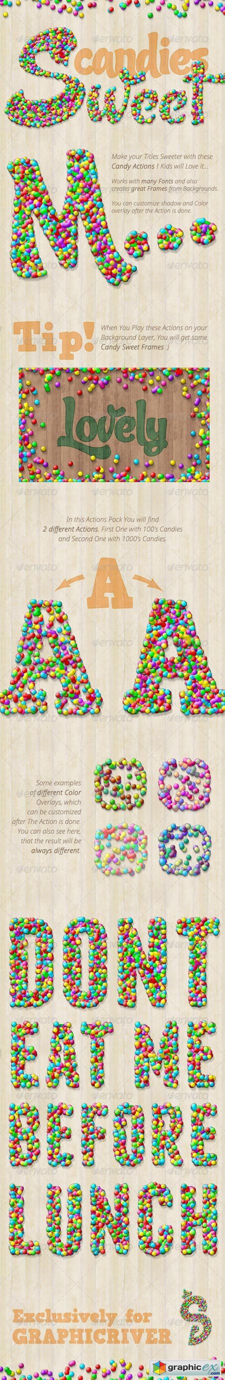 Candy Text Creator - Photoshop Actions 7588581