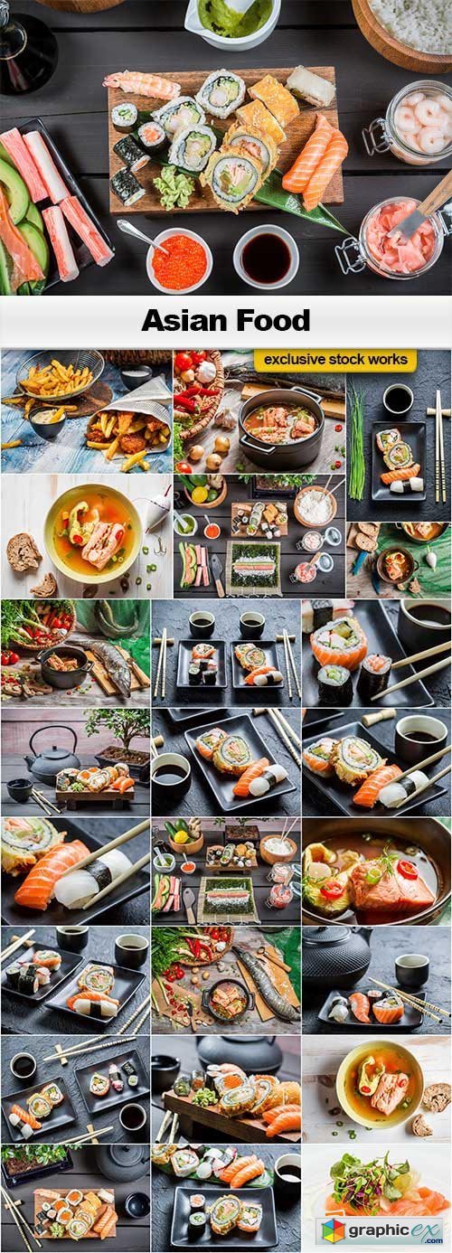 Asian Food Collection - 25x JPEGs