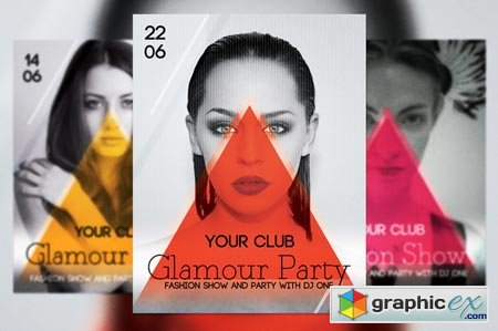 Glamour Party Flyer 42603