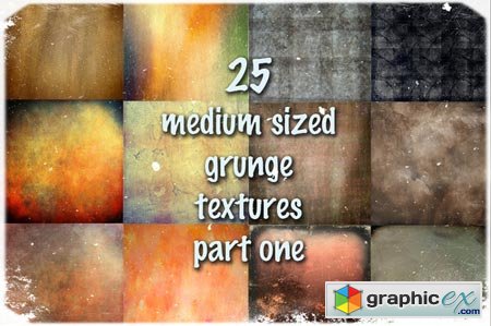 25 medium sized grunge textures 1 10485
