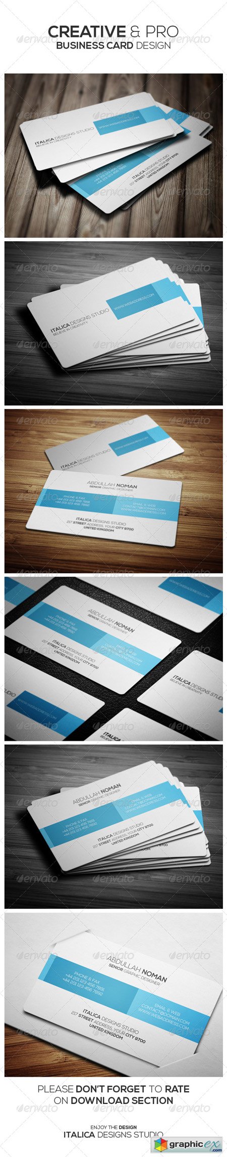 Creative Business Card Design 5936646