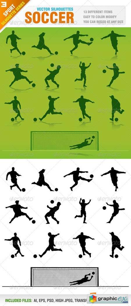 Soccer Silhouettes 2449254