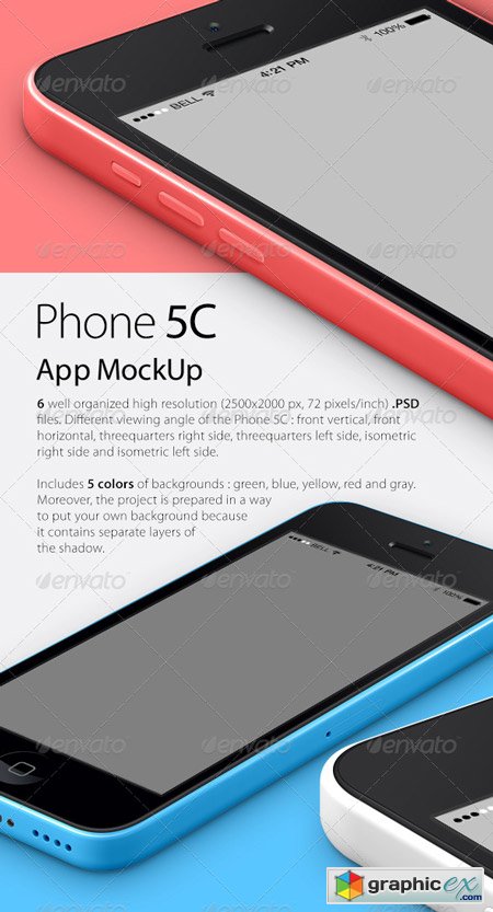 Phone 5C App MockUp