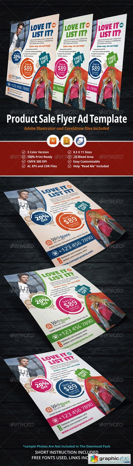 Product Sale Flyer Ad Template