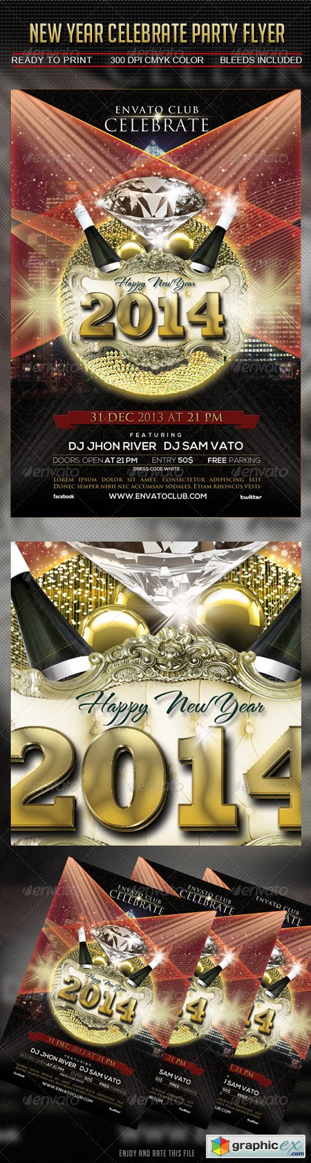 New Year Celebrate Party Flyer