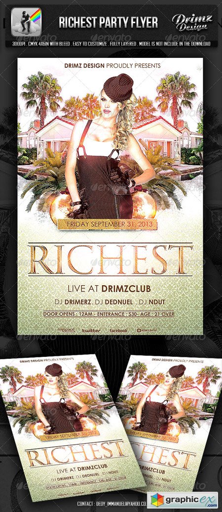 Richest Party Flyer