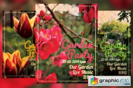 Garden Party Flyer 22361