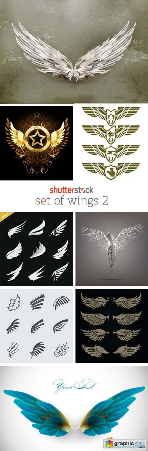 Amazing SS - Set of Wings 2, 25xEPS