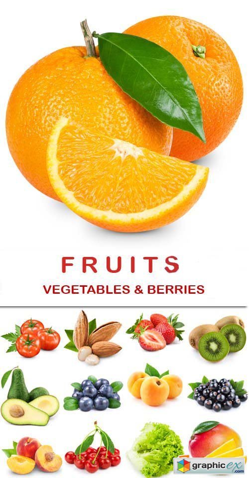 Fruit, vegetables and berries, 25xJPGs