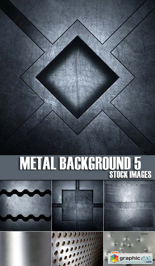 Stock Photos - Metal Background 5, 25xJPG