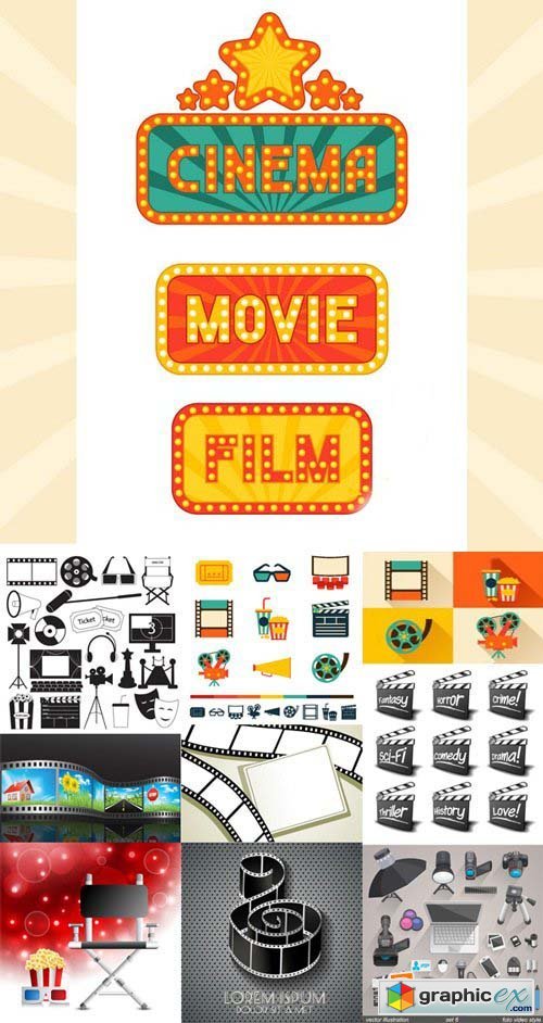 Cinema, Movie, Film, 25xEps
