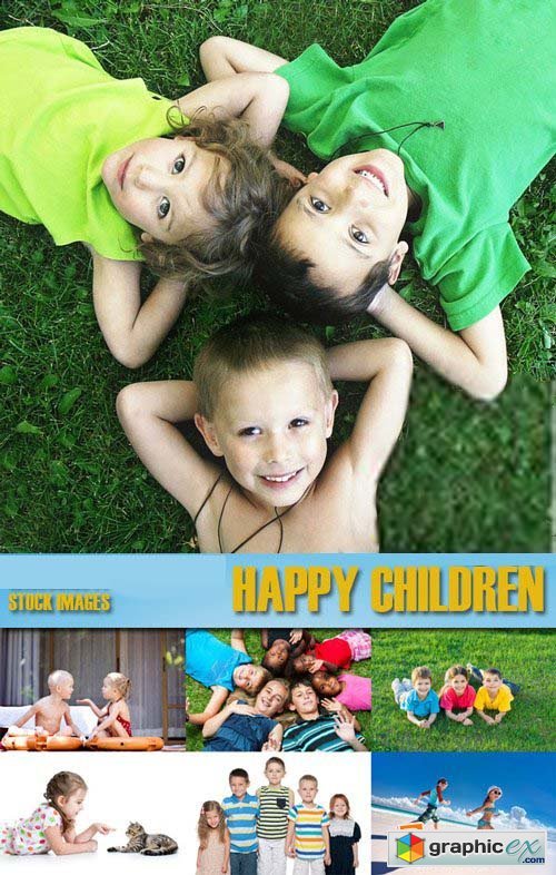 Shutterstock - Happy children 2, 25xJpg