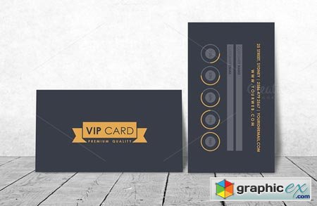 VIP Loyalty Card Template 45740