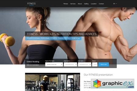 HOTFIT - Hotel and Fitness Template 21568
