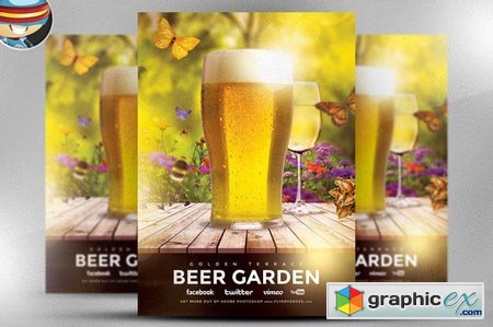 Beer Garden Flyer Template 45511