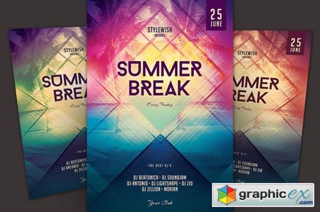 Summer Break Flyer 44863