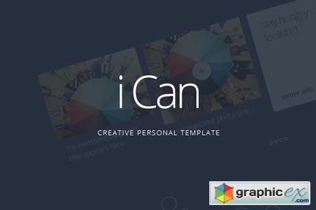 iCan - Personal Website PSD Template 44971
