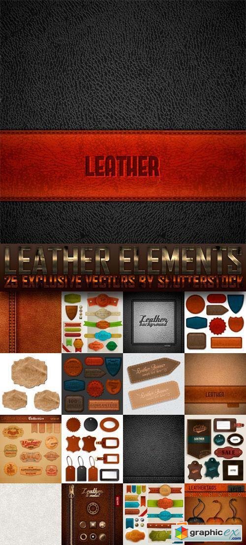 Leather Elements 25xEPS
