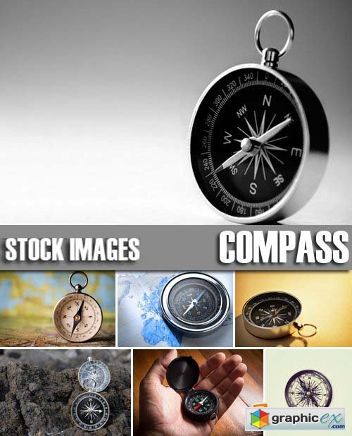Stock Photos - Compass, 25xJPG