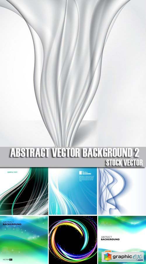 Stock Vectors - Abstract Vector Background Wave 2, 25xEPS
