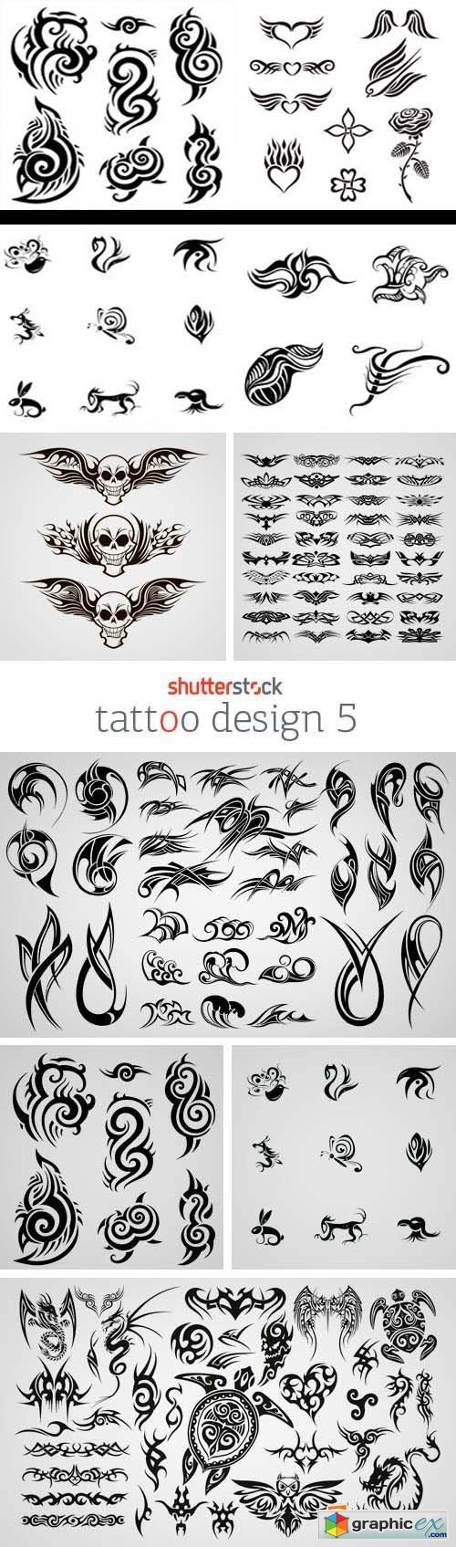 Amazing SS - Tattoo Design 5, 25xEPS
