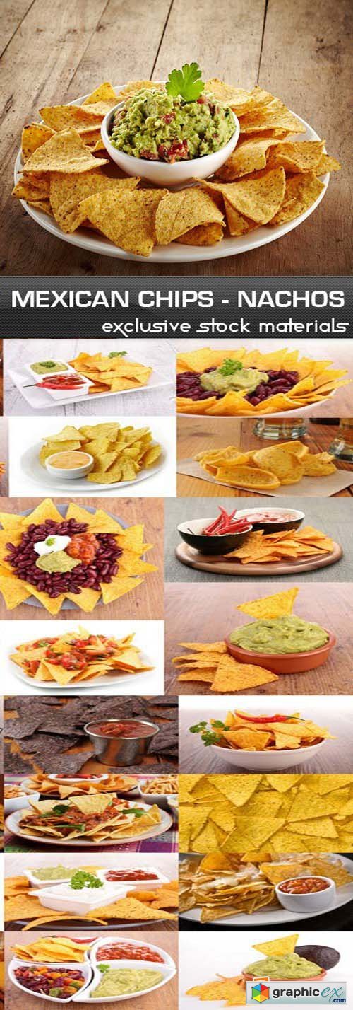 Nachos - Mexican Chips, 25xUHQ JPEG