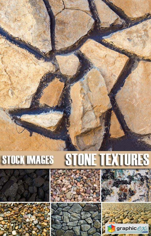Stock Photos - Stone Textures, 25xJPG