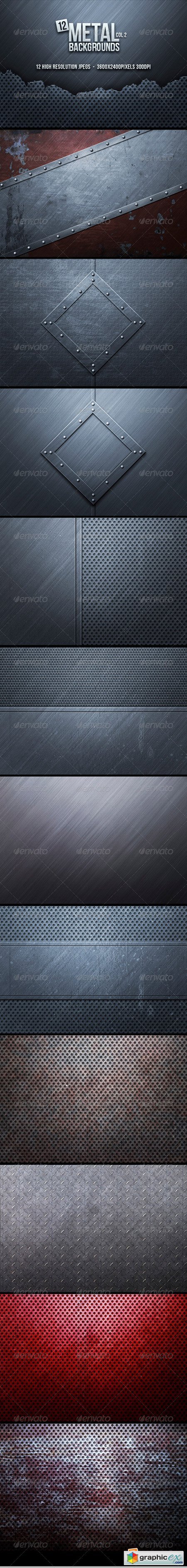 Metal Backgrounds Col2