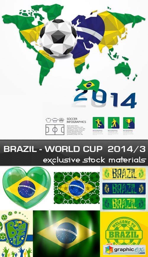 Brazil - FIFA World Cup 2014 vol.3, 25xEPS