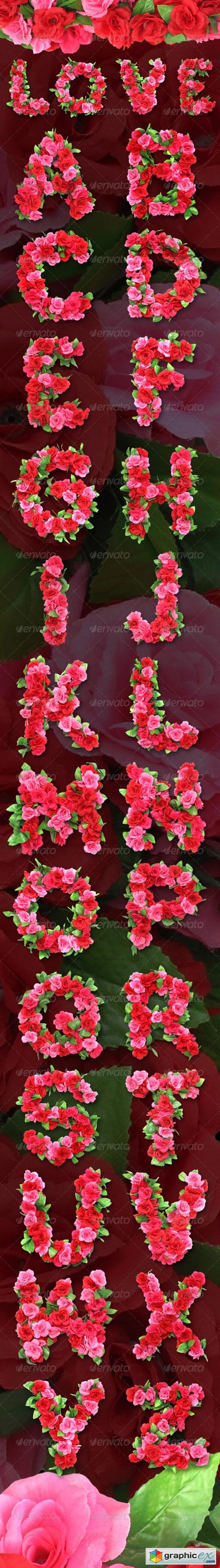 Roses Alphabet 6632568