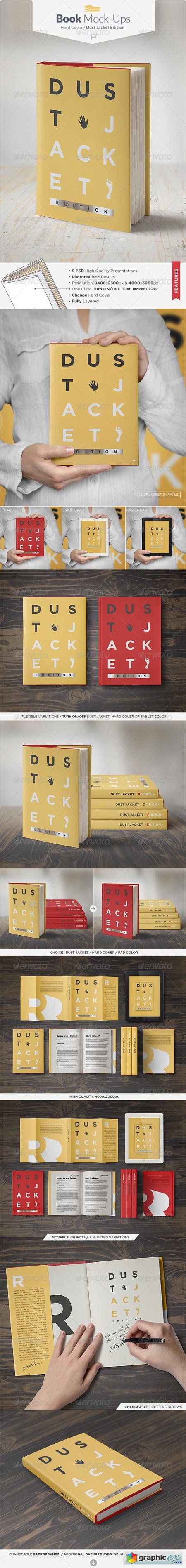 Book Mock-Up Dust Jacket Edition 7735188