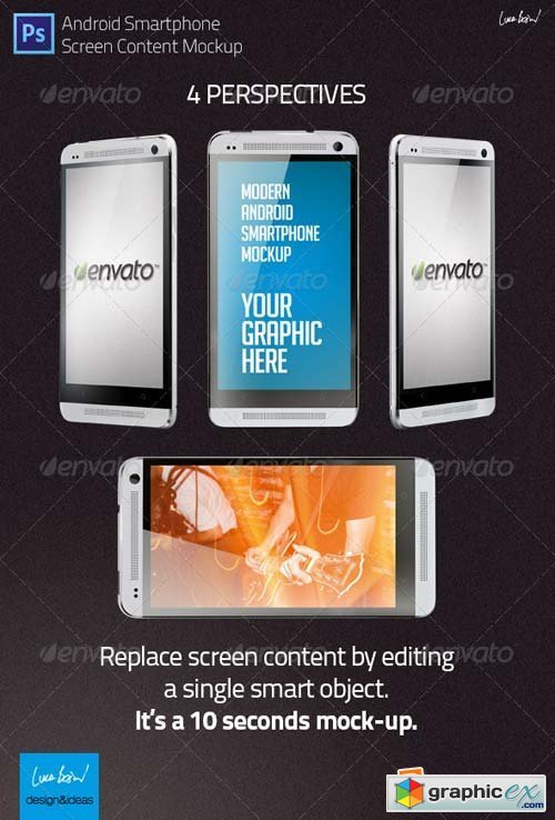 Mock-up: Modern Android Smartphone