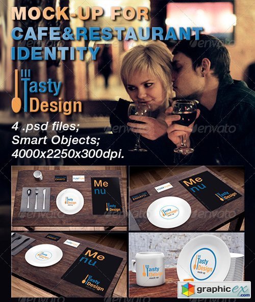 Mock-up For Cafe&Restaurant Identity