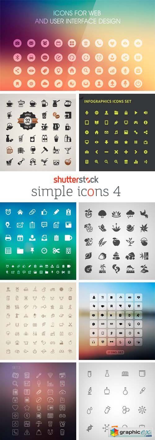 Amazing SS - Simple Icons 4, 25xEPS