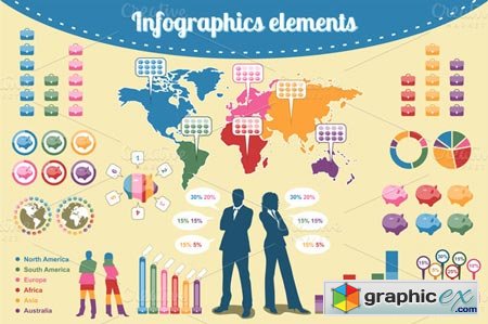 Infographics elements 4073