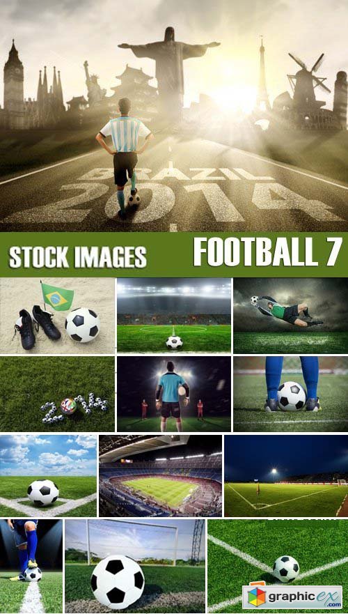Stock Photos - Football, soccer 7, 25xJPG