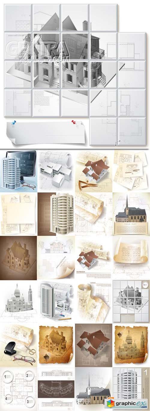 Architectural design elements, 25xEPS