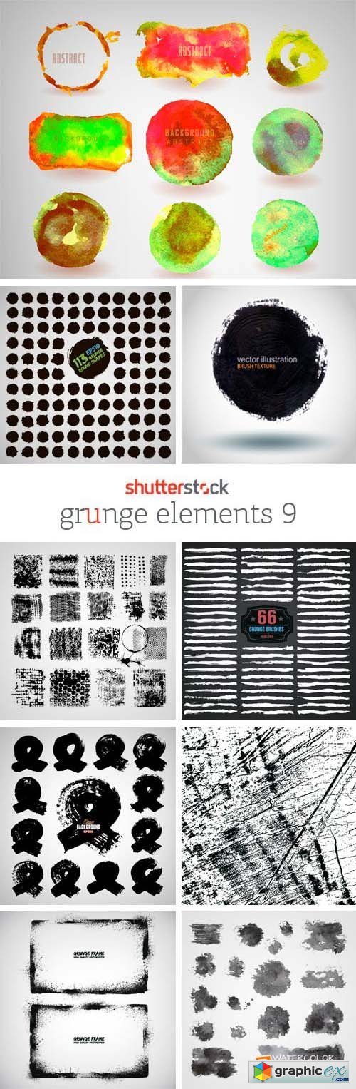 Amazing SS - Grunge Elements (vol.9), 25xEPS