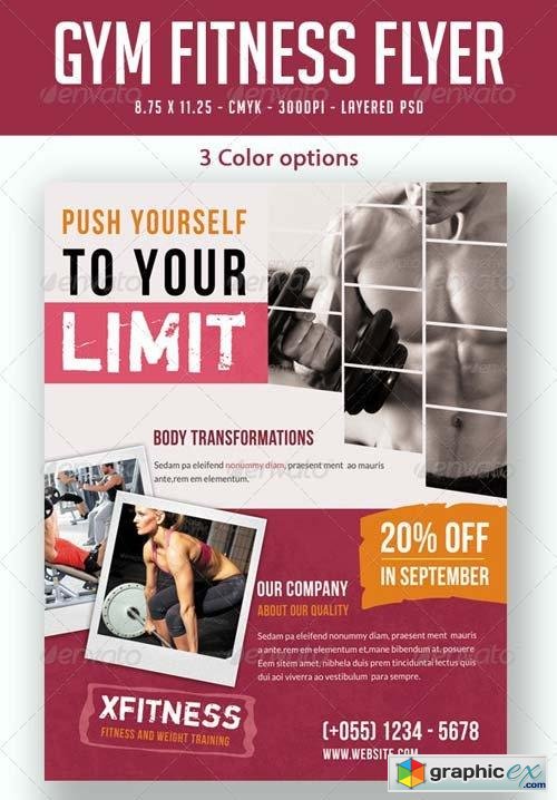 Gym / Fitness Flyer Print Ad