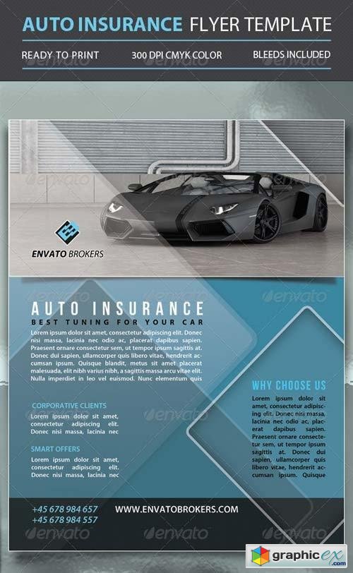 Auto Insurance Flyer Template