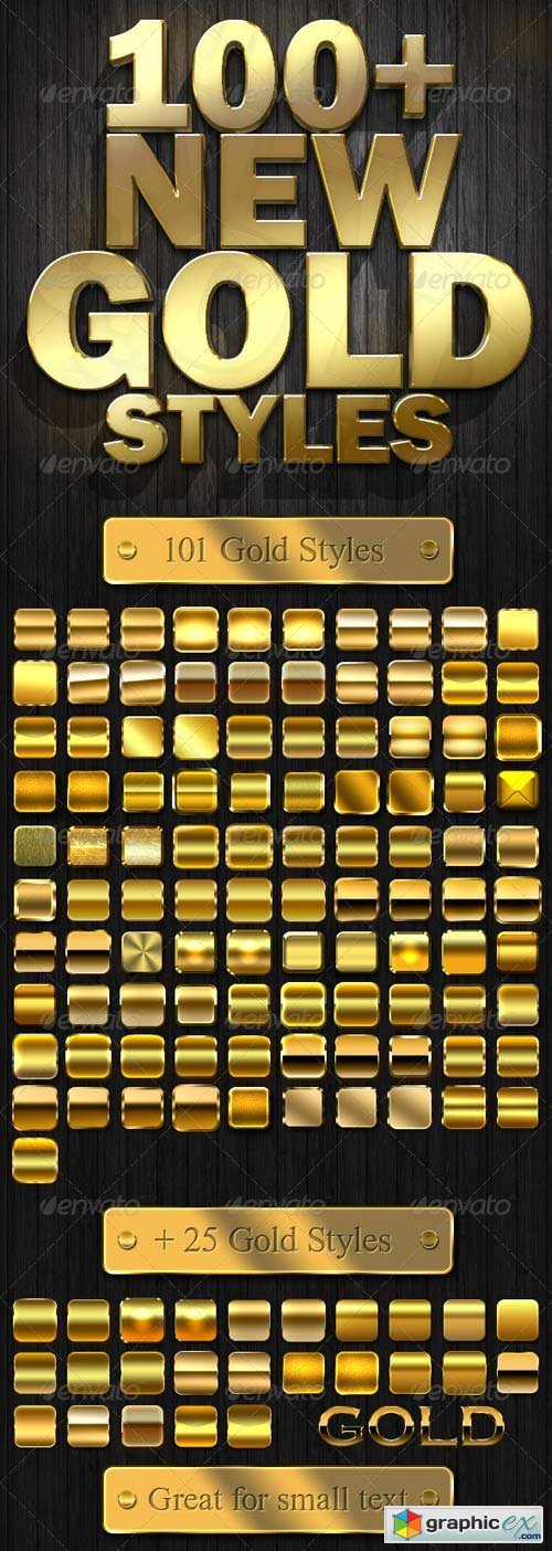 100+ New Gold Styles » Free Download Vector Stock Image Photoshop Icon