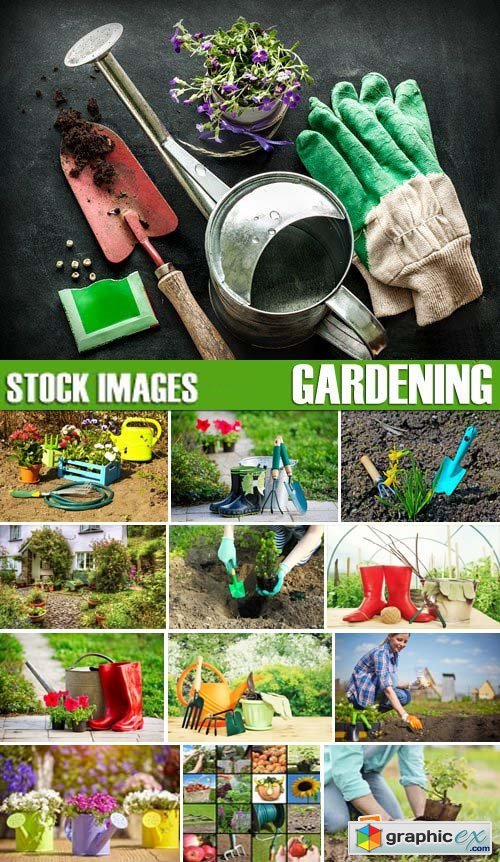 Stock Photos - Gardening, 25xJPG