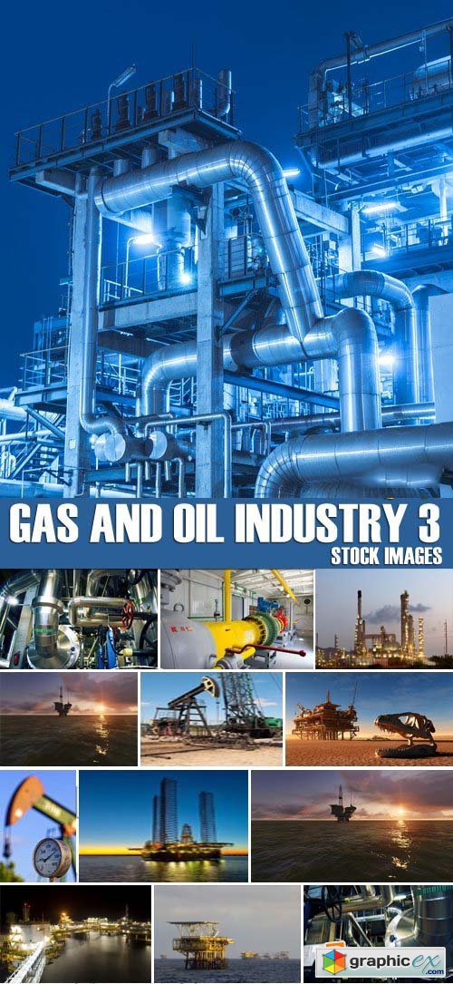 Stock Photos - Gas and oil industry 3, 25xJPG