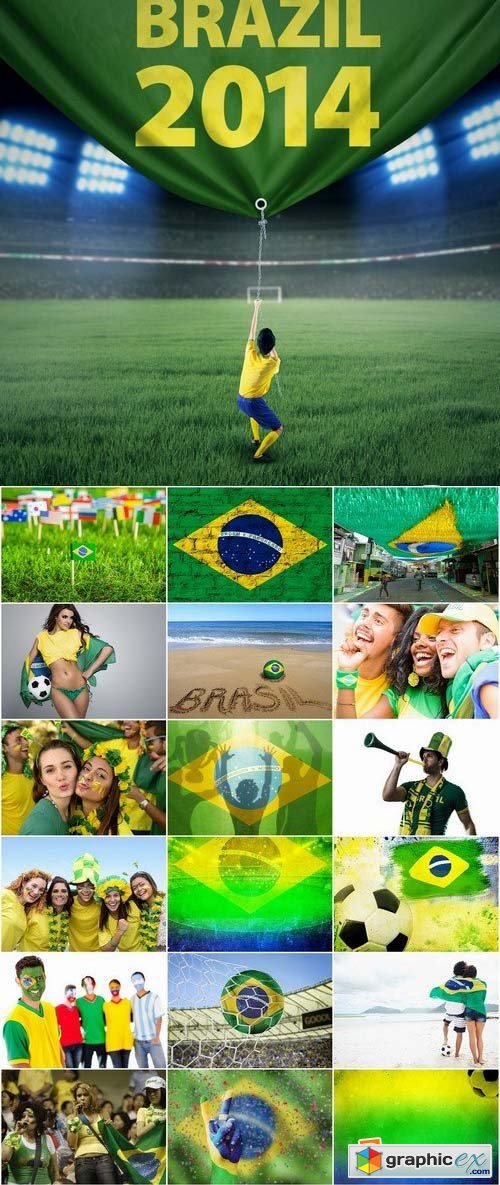 Brazil football world cup 2014 stock images 2 25xJPG