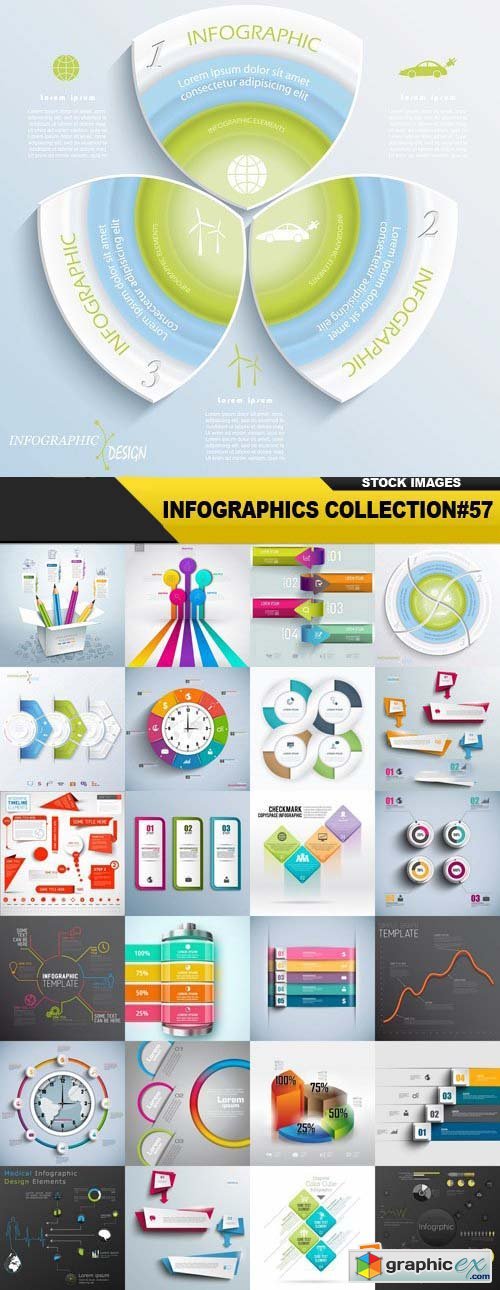 Infographics Collection#57 - 25 Vector