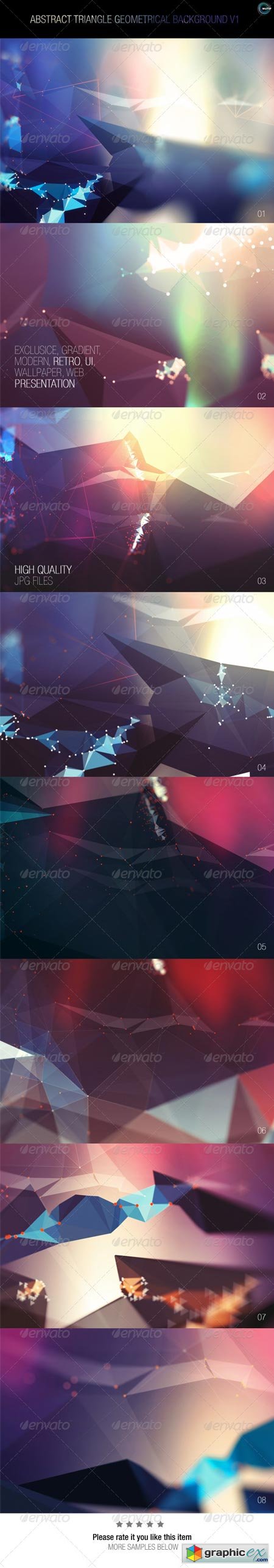Abstract Triangle Geometrical Background V1 7802537