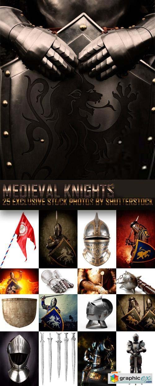 Medieval Knights 25xJPG