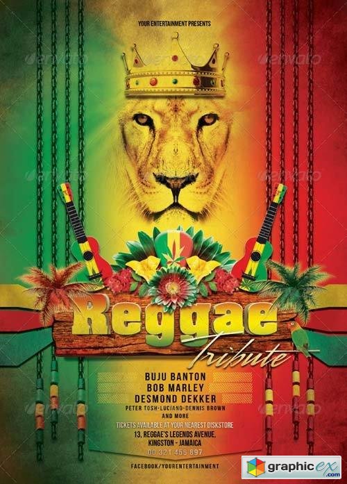 Reggae Tribute Flyer