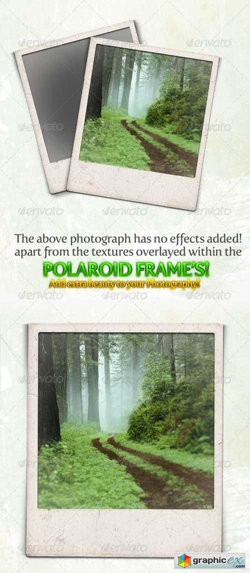 Gritty and Modern Polaroid Photo Frames