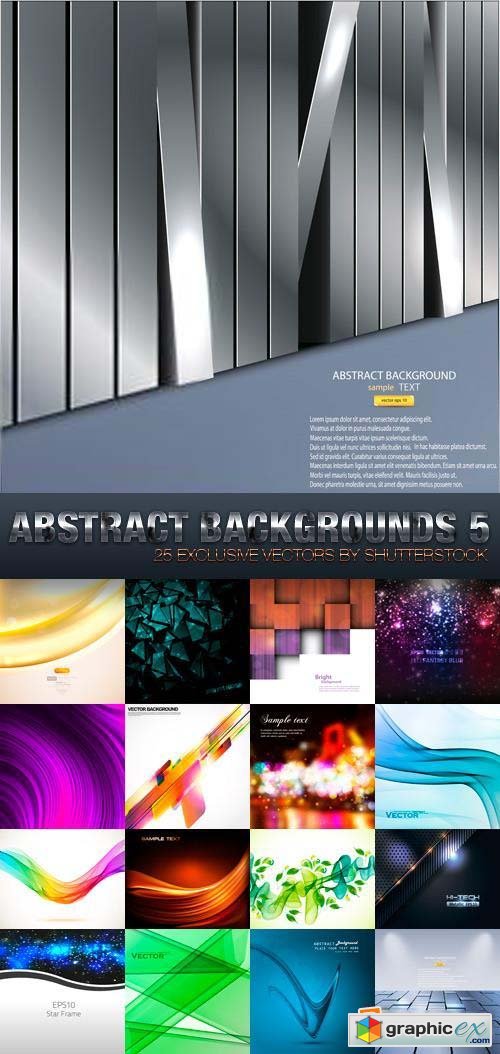 Abstract Backgrounds 5, 26xEPS